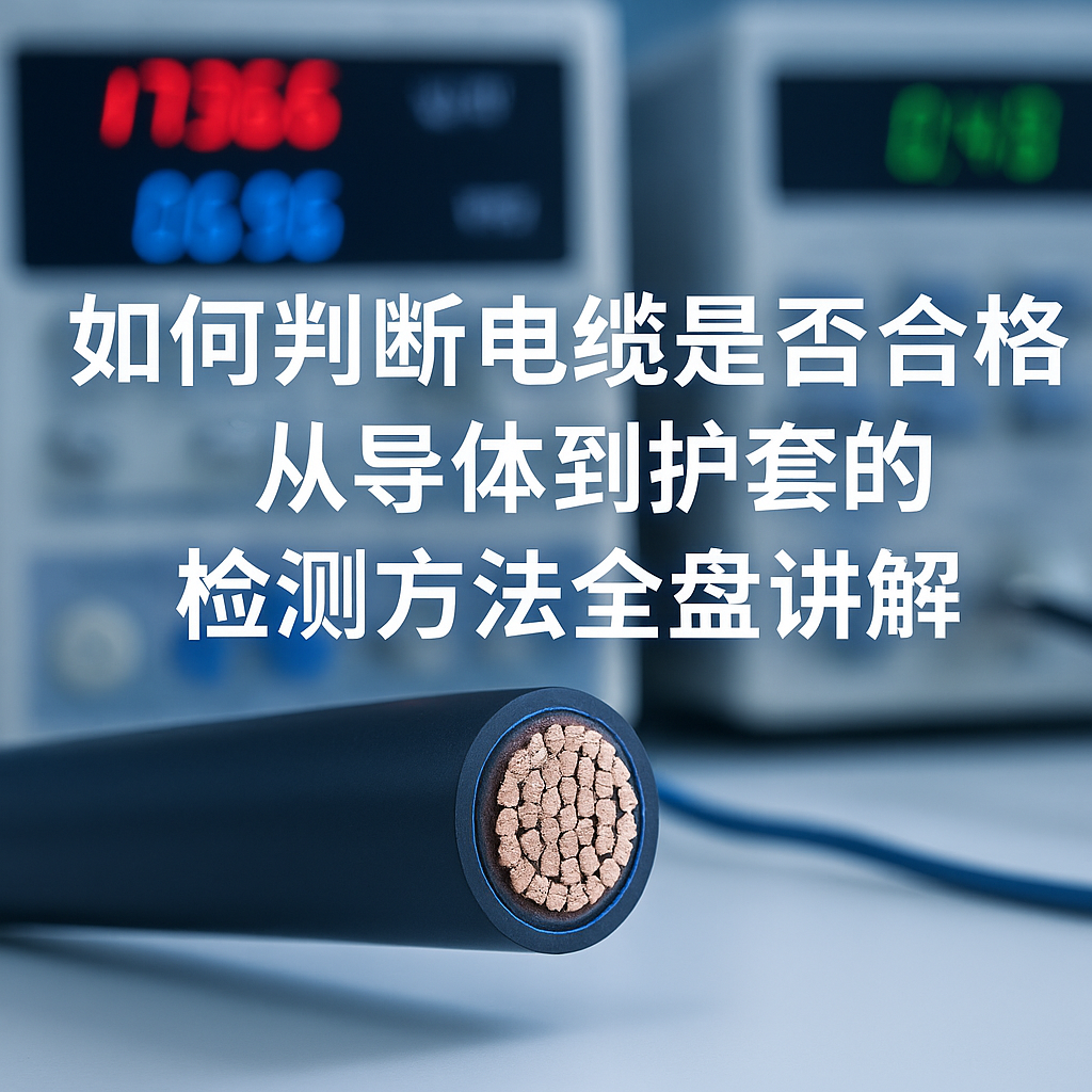 怎样判断电缆是否及格？？？？从导体到护套的检测要领通盘解说